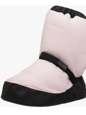 Bloch Light Pink and Black Insulated Dance Booties New